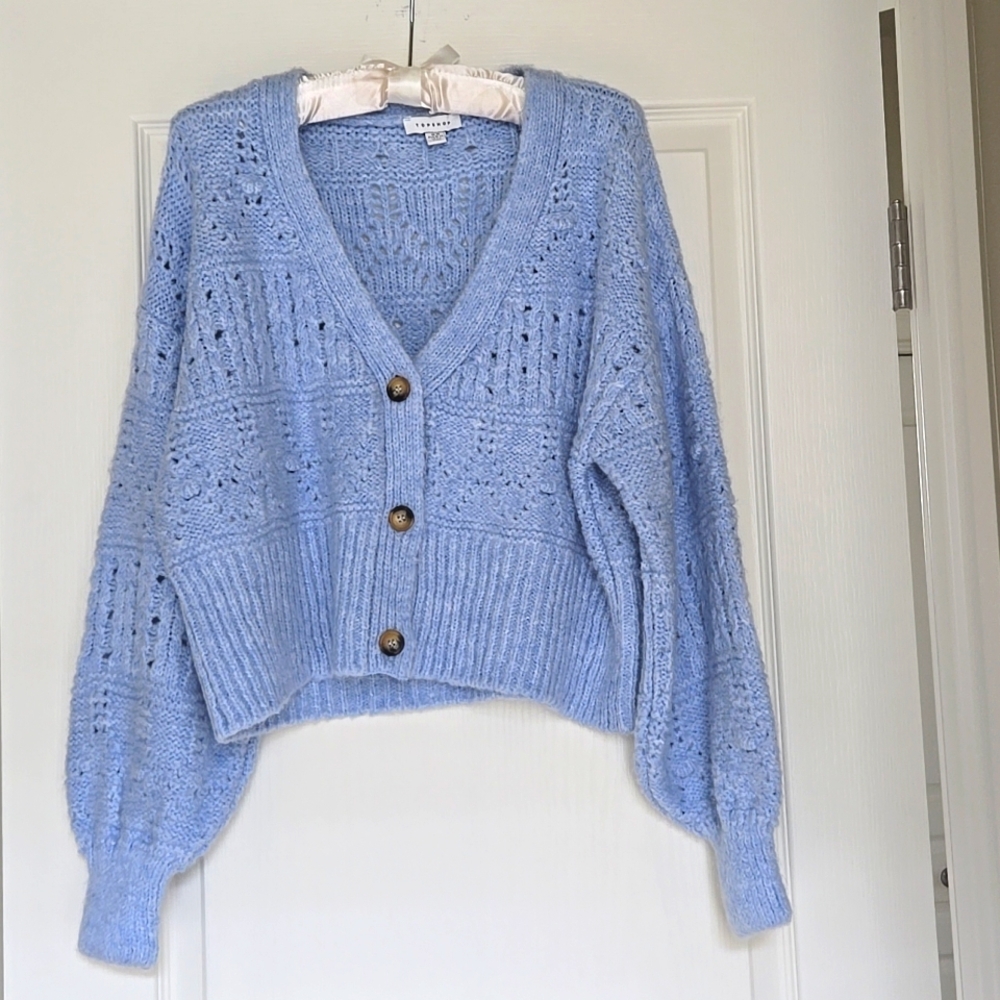 Topshop Cropped Cardigan NWOT